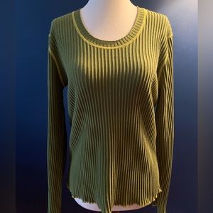 NWT - OTD - Green Long Sleeve Top